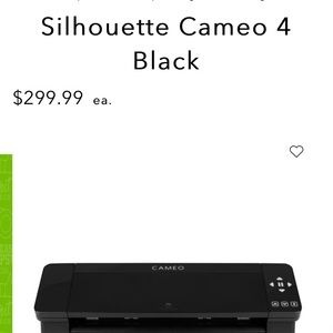 Silhouette Cameo 4 Black